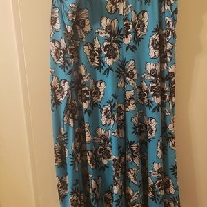 Lane Bryant Wide Leg Floral Pants